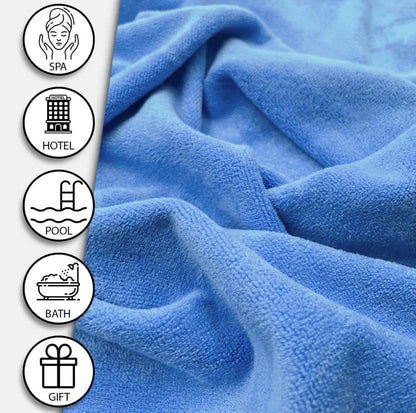 Dryze Haartuch – Mikrofaser – Frottee – Sky Blue – Handtuch