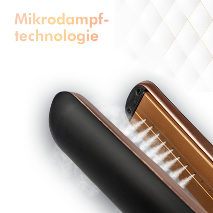 Dryze Dampfglätter – Steampod – Dampf-Haarglätter – Rosegold/Schwarz-Edition